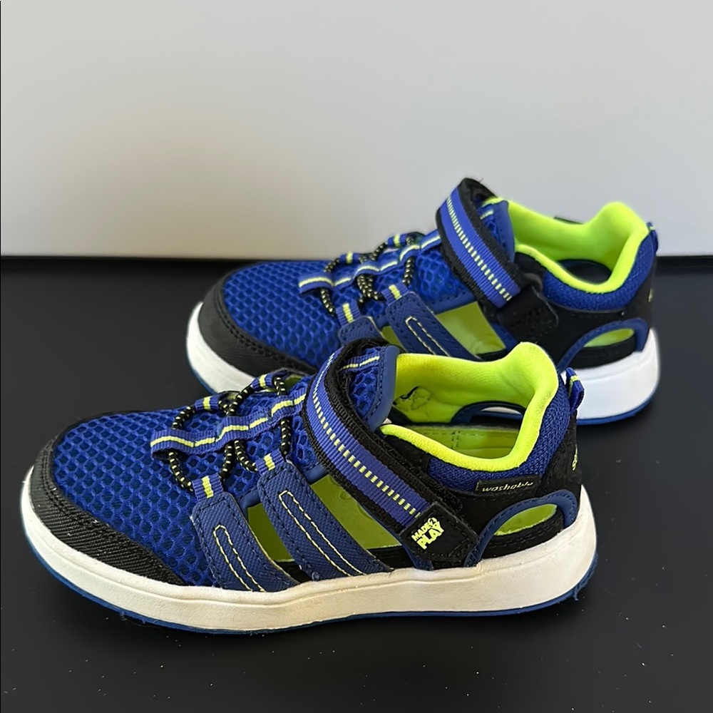 Stride Rite Seaton Sneaker Sandal - Blue and Black - Picture 4 of 5